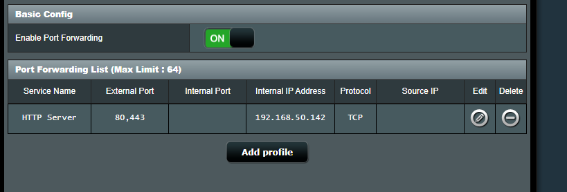 Port Forwarding